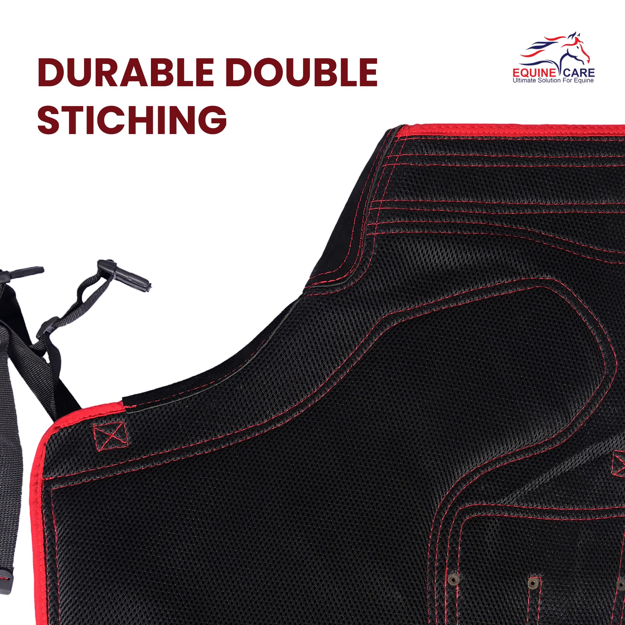 Tablier Equine Care disponible en longueurs 23–29 pouces pour une couverture adaptée