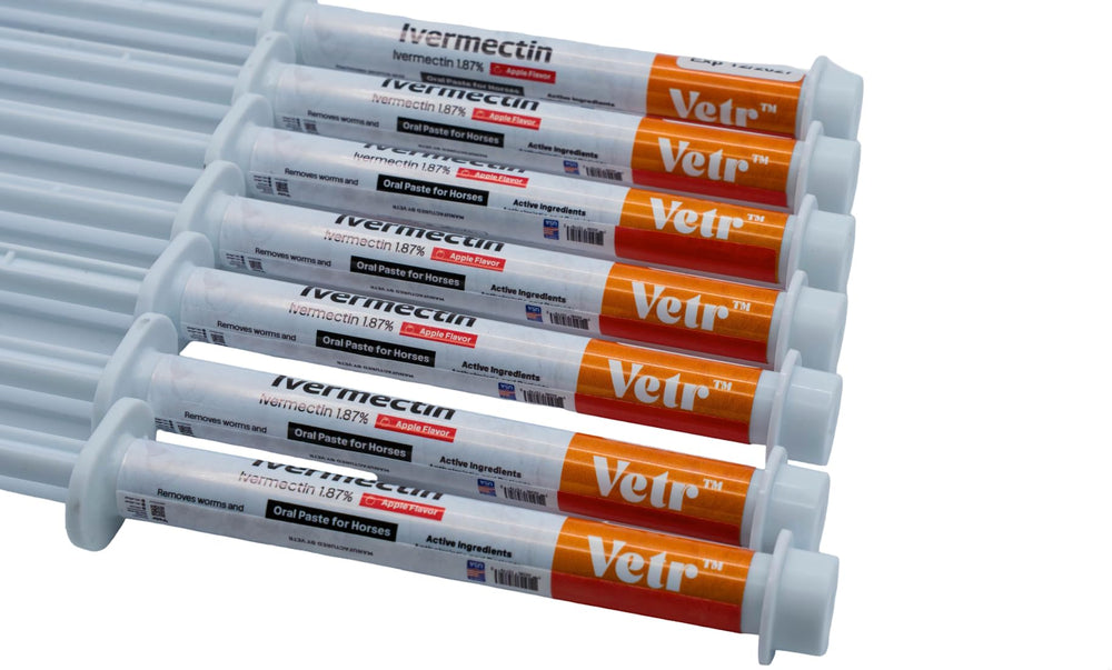 Équine Prime Ivermectine bouteille 6cc pour moutons, aide à la gestion des parasites.