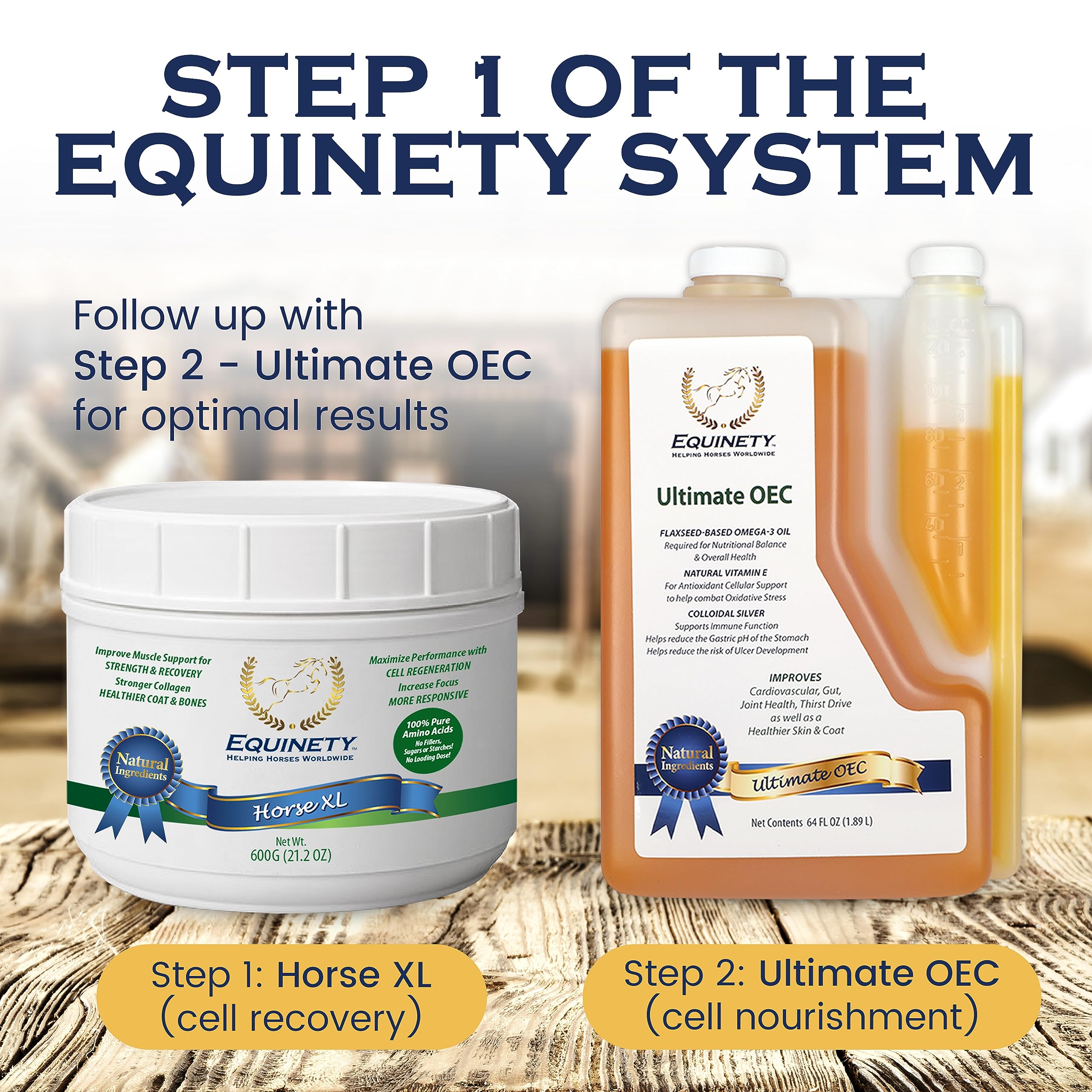 Equinety Horse XL fournit une provision pratique sur 100 jours.
