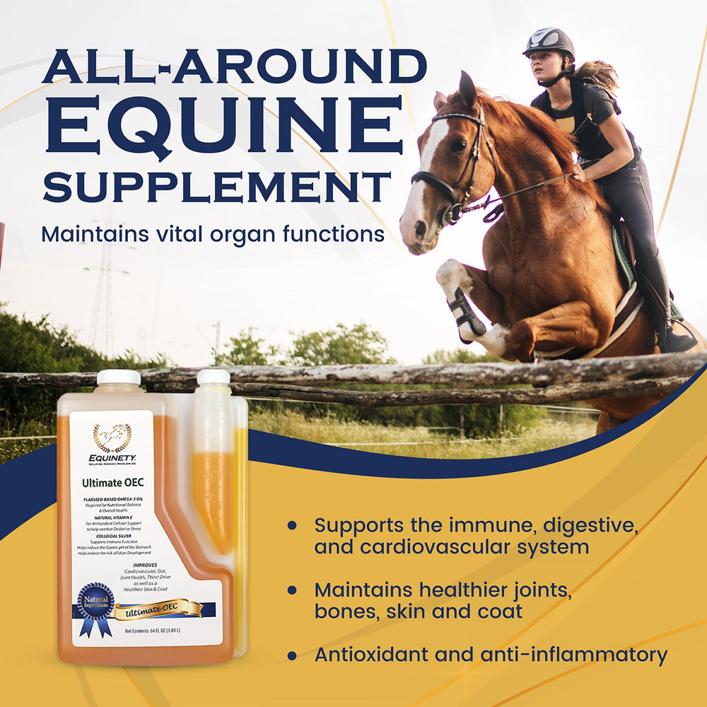 Equinety Ultimate OEC versement huile, pratique lors de l’alimentation quotidienne.