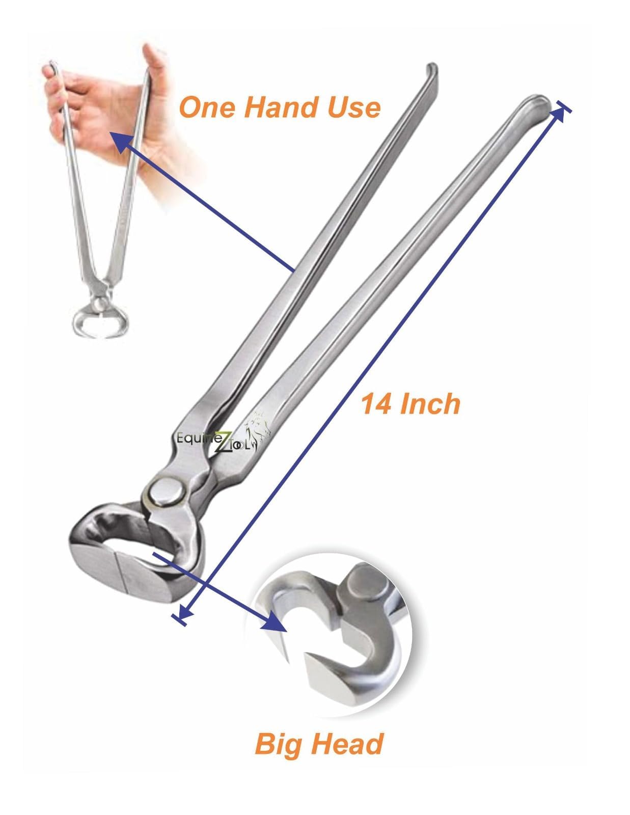 Finition matte Equinez Tools, adhérence et visibilité améliorées pendant l’usage.