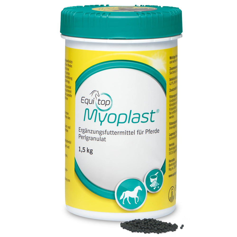 Equitop Myoplast emballage pratique, emballage clair et stockage facile.