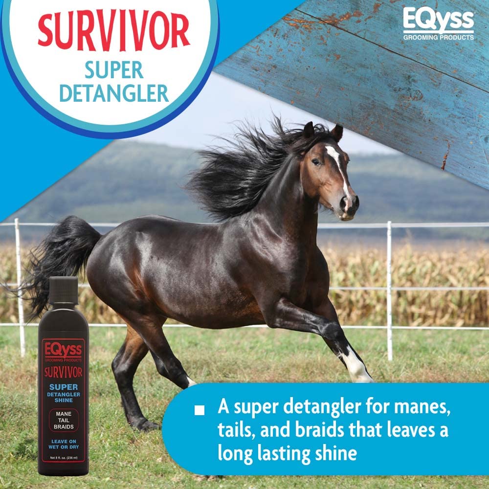 Eqyss Survivor démêlant queue facilite le démêlage rapide