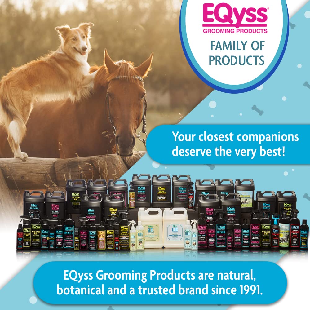Eqyss Survivor Détanglant offre brillance satinée et pelage soyeux sans gras