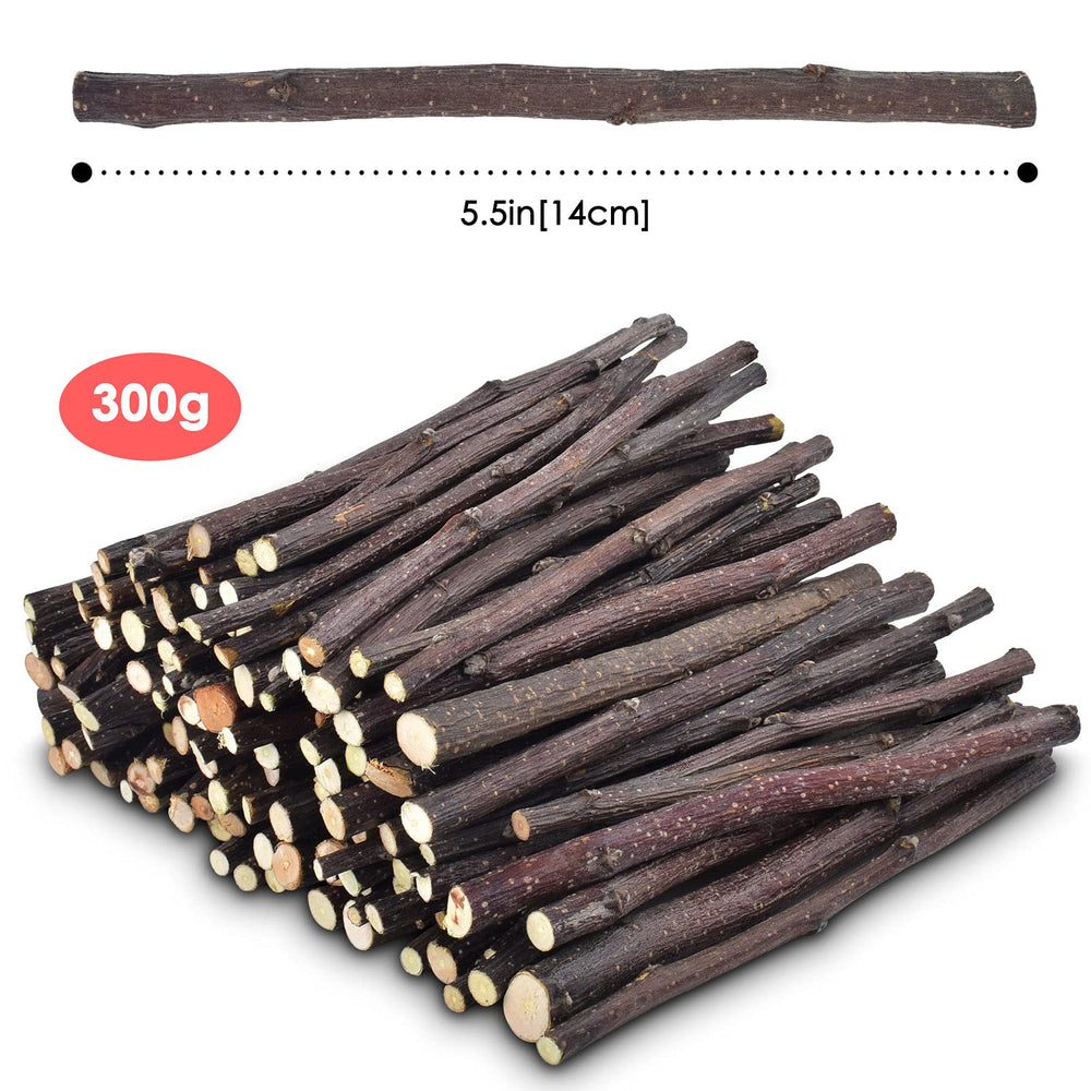 ERKOON Bois Pomme Naturel – favorise l'usure des dents des rongeurs.