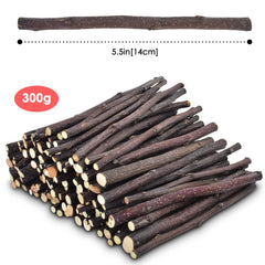 ERKOON Bois Pomme Naturel – favorise l'usure des dents des rongeurs.