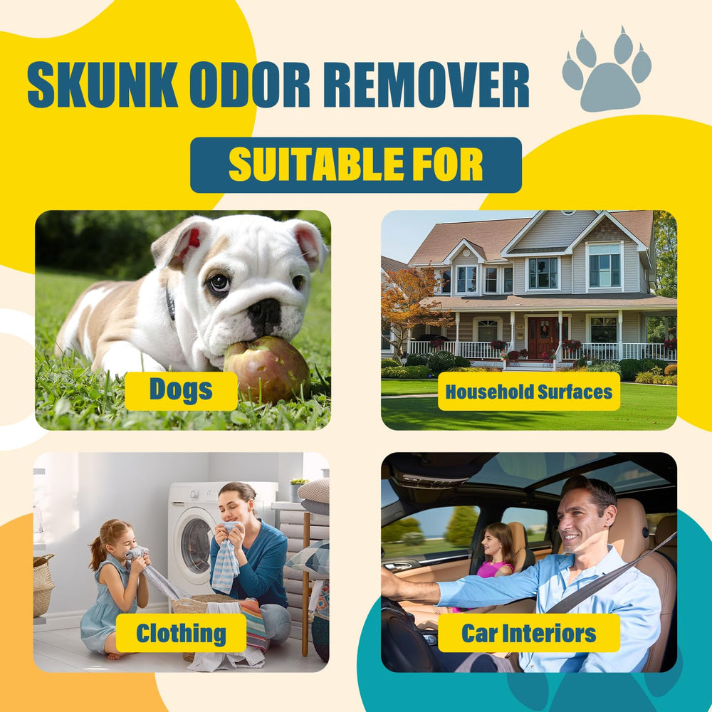 EROSMILE – éliminateur pour intérieur voiture, odeur de skunk atténuée rapidement.