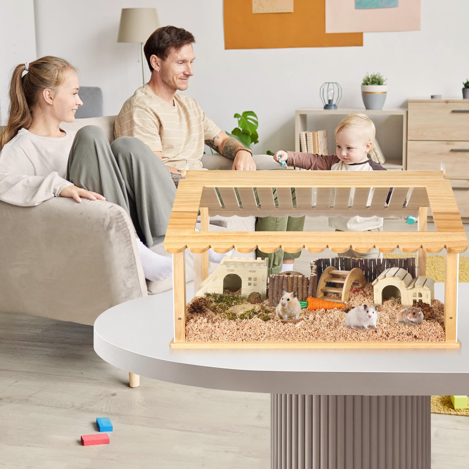 Essenhome confort et activité pour hamsters et cobayes à domicile.