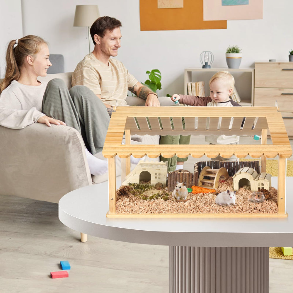Essenhome confort et activité pour hamsters et cobayes à domicile.