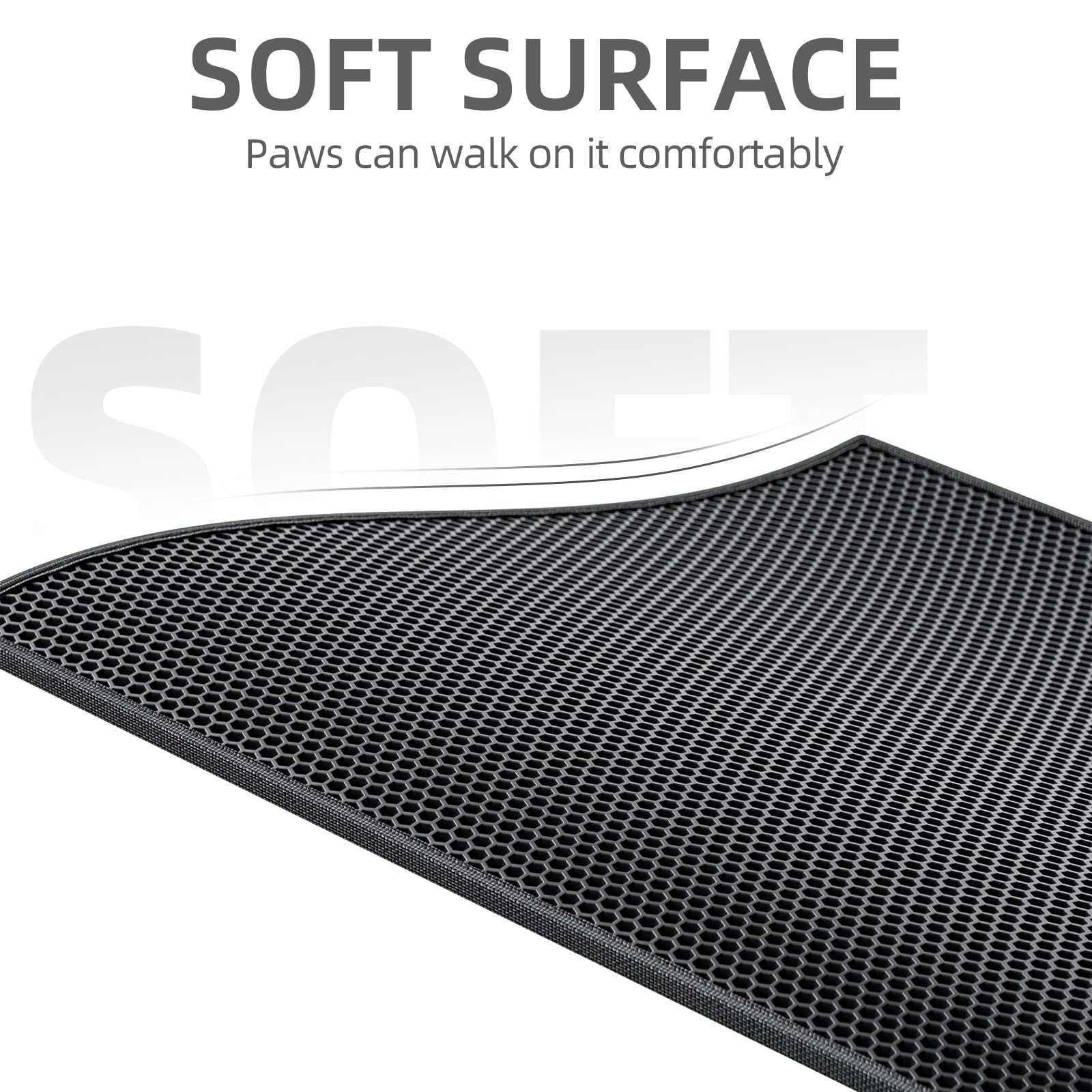NETTOYAGE FACILE: tapis litière ESTHELLO enveloppe noire