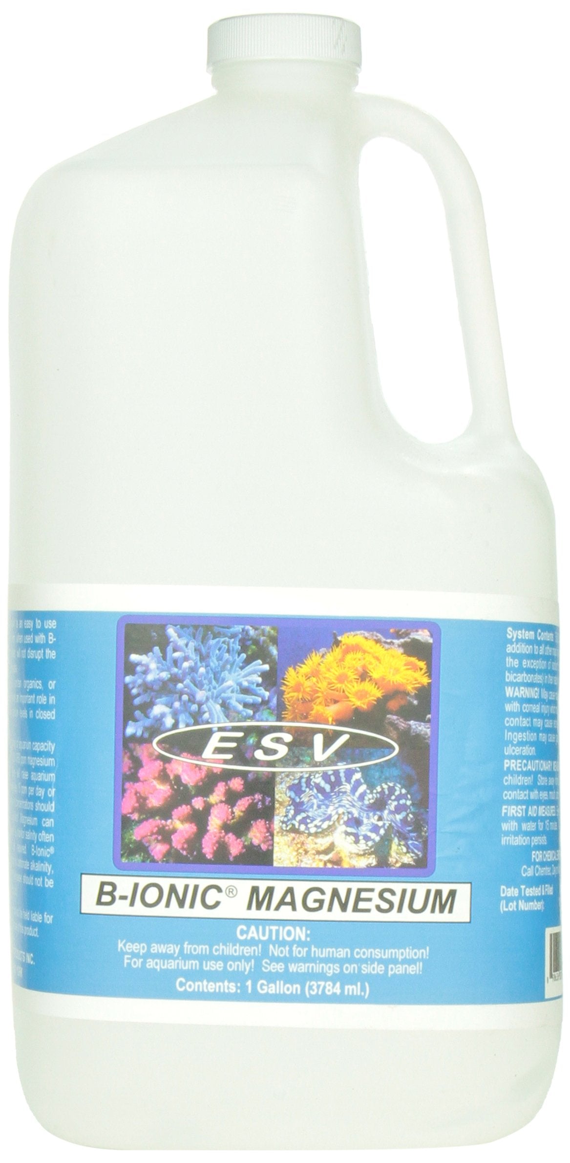ESV Aquatics B-Ionic Magnésium, bouteille, aide à stabiliser le pH et l’équilibre ionique.