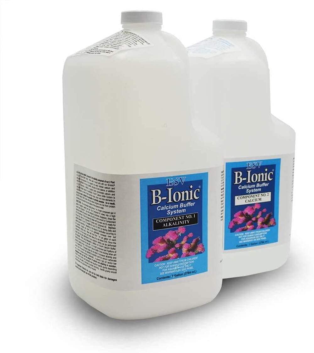 ESV B-Ionic : flacons A et B pour l’équilibre calcium et alcalinité.