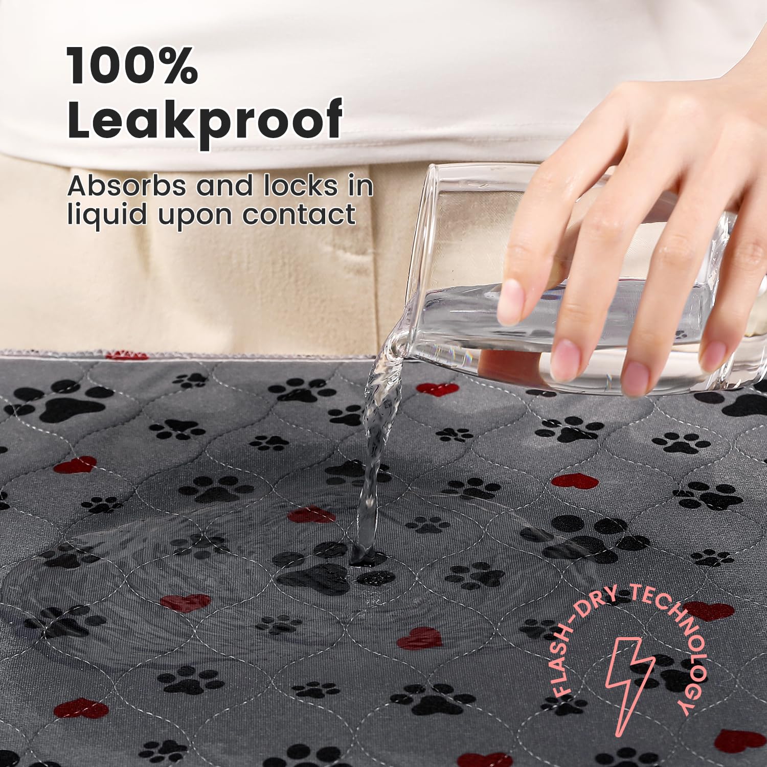 ESWIN tapis antidérapant 36x36: stabilité sécurisée pour chiot.