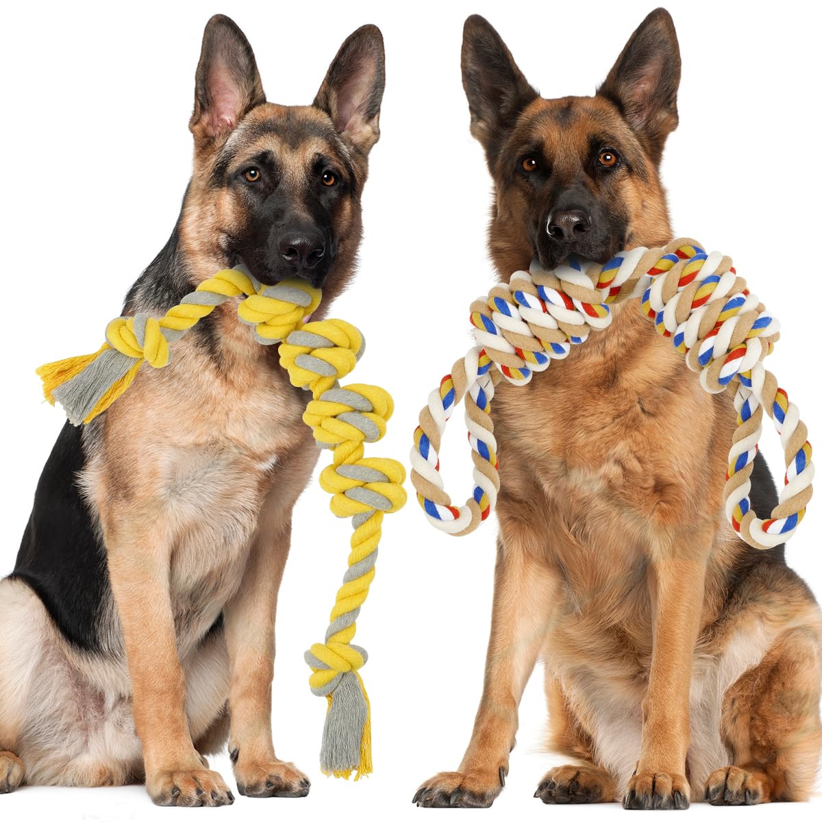 ETACCU jouet corde chien gros 22 pouces, divertissement durable.