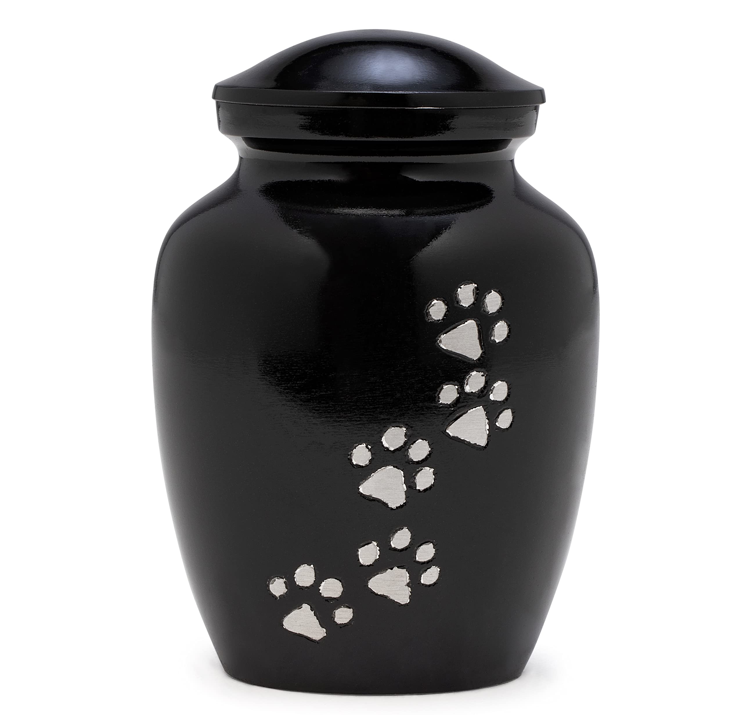 Urne Eternal Harmony avec gravure chien chat, symbole durable et respectueux.