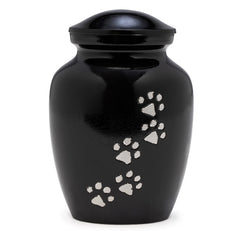 Urne Eternal Harmony avec gravure chien chat, symbole durable et respectueux.