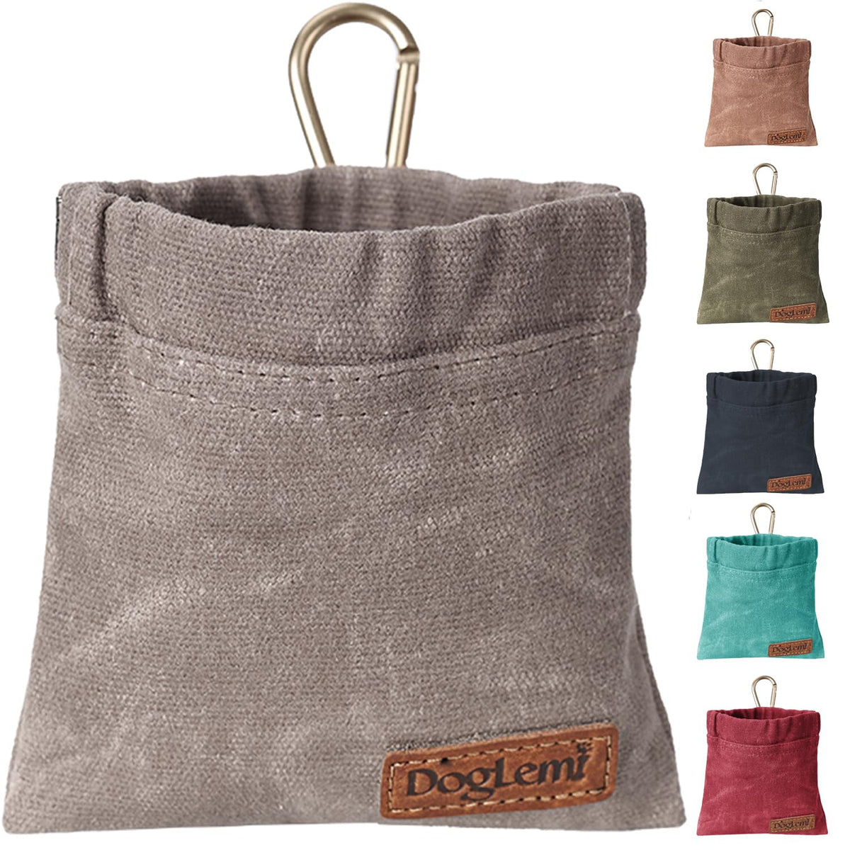 ETIAL sac croquettes chien portable, pratique lors des promenades pour récompenser votre chien.