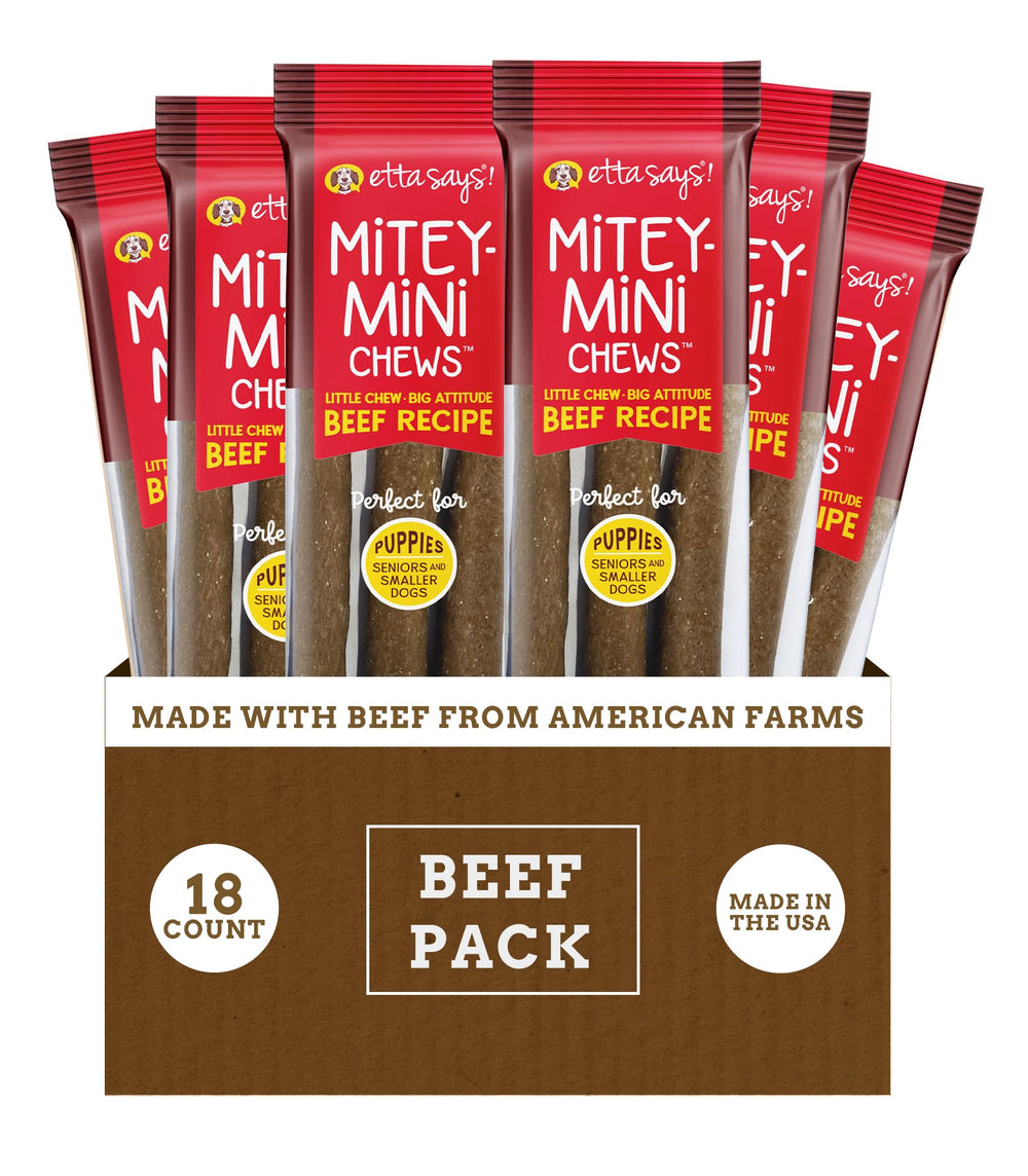 etta says! Mitey Mini Chews – bouchées pour petits chiens – récompense idéale pour l’entraînement