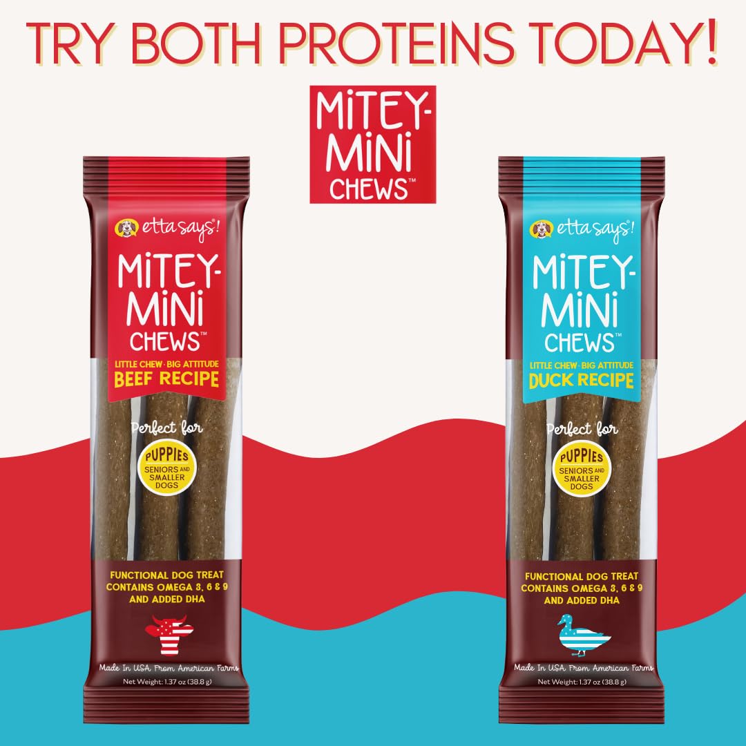 etta says! Mitey Mini Chews – oméga 3-6-9 – intégration simple dans la routine snack