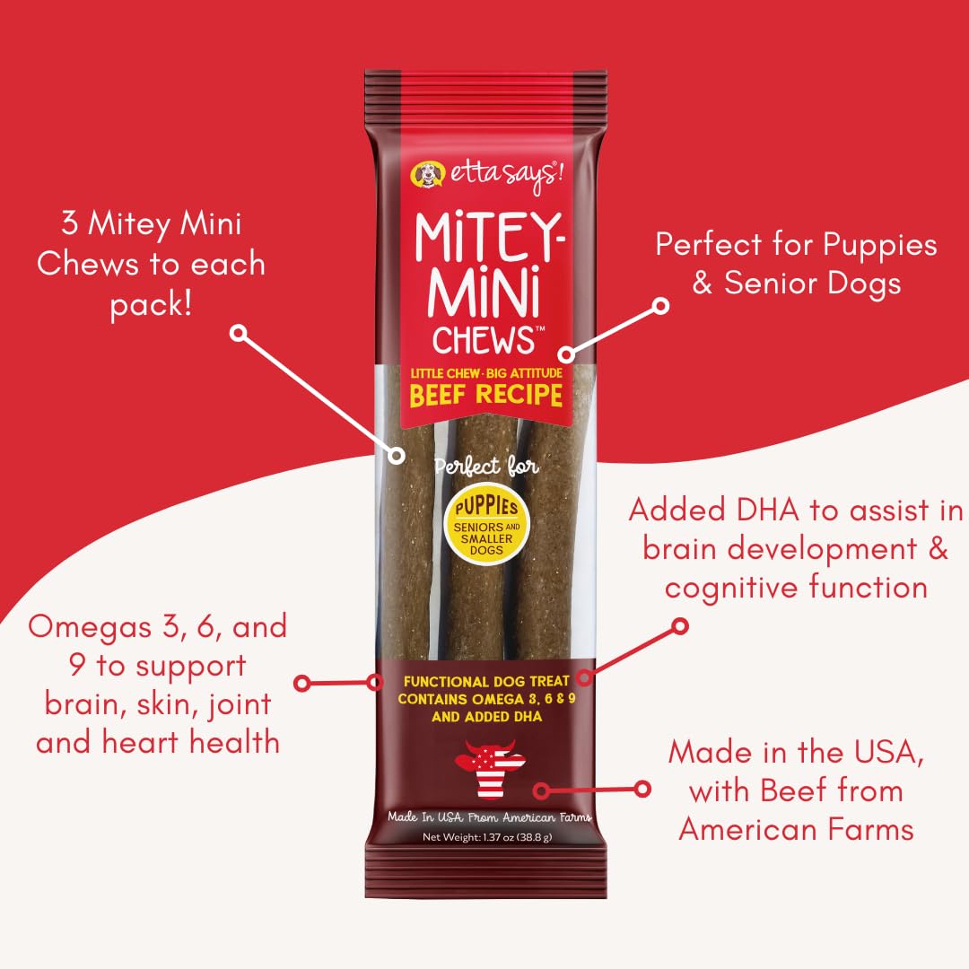 etta says! Mitey Mini Chews – sans odeur – snack propre après chaque récompense