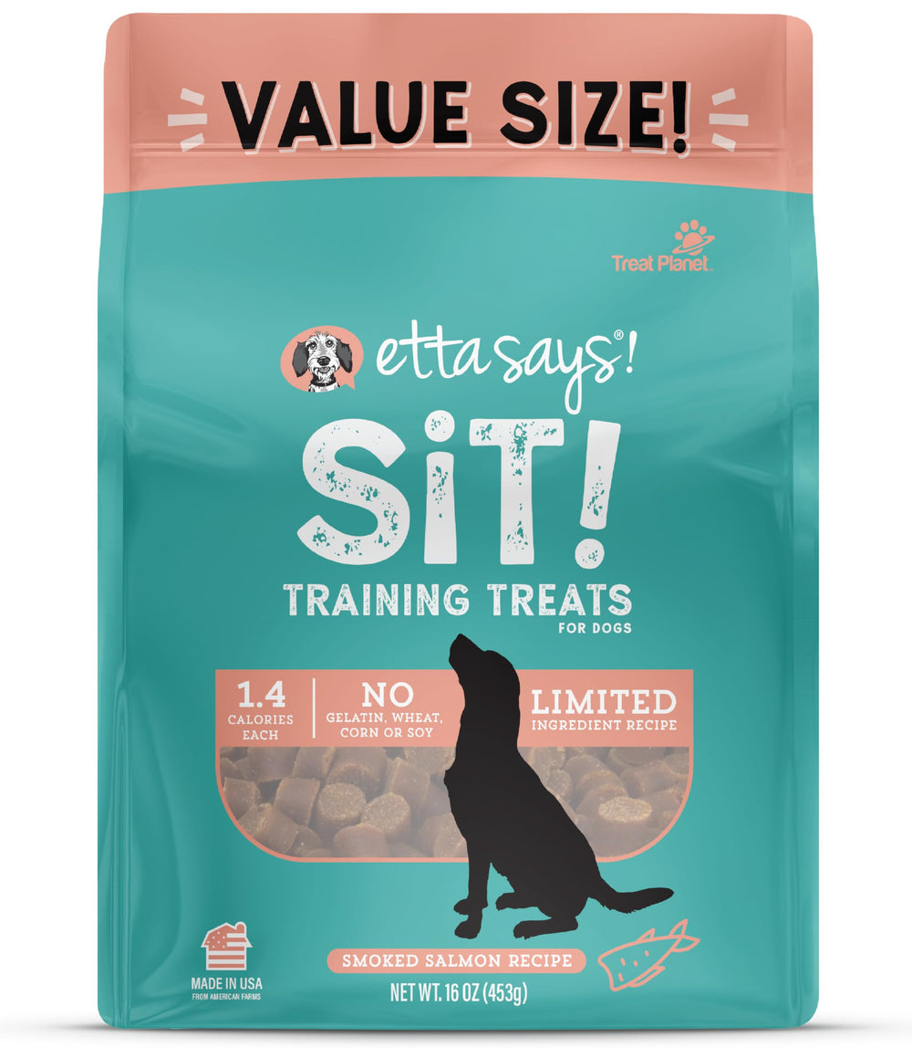 etta says! Friandises Sit au saumon fumé dans un emballage pratique pour l’entraînement