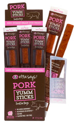 etta says! Yumm Sticks batonnets porc naturels idéaux pour récompenser votre chien.