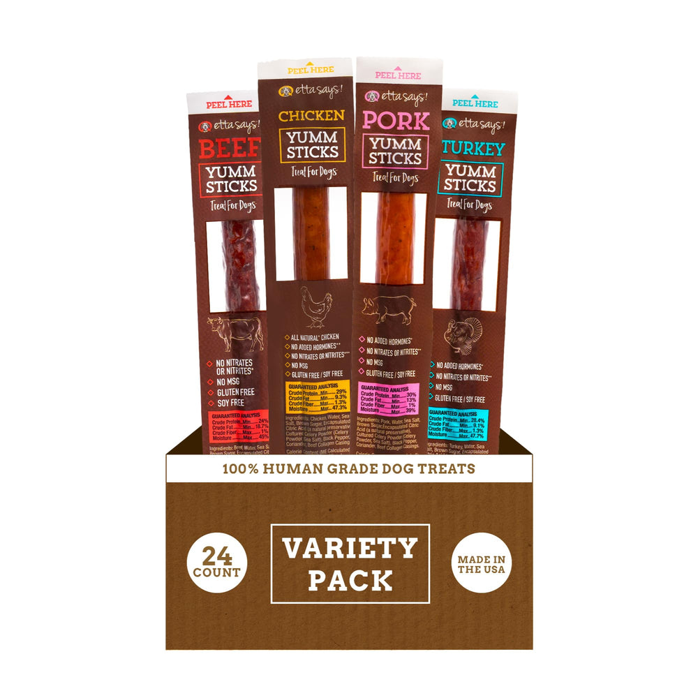 etta says Yumm Sticks boeuf, friandise protéinée pour entraînement canin et reward
