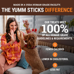 etta says Yumm Sticks dinde, snack savoureux sans céréales idéal pour sorties