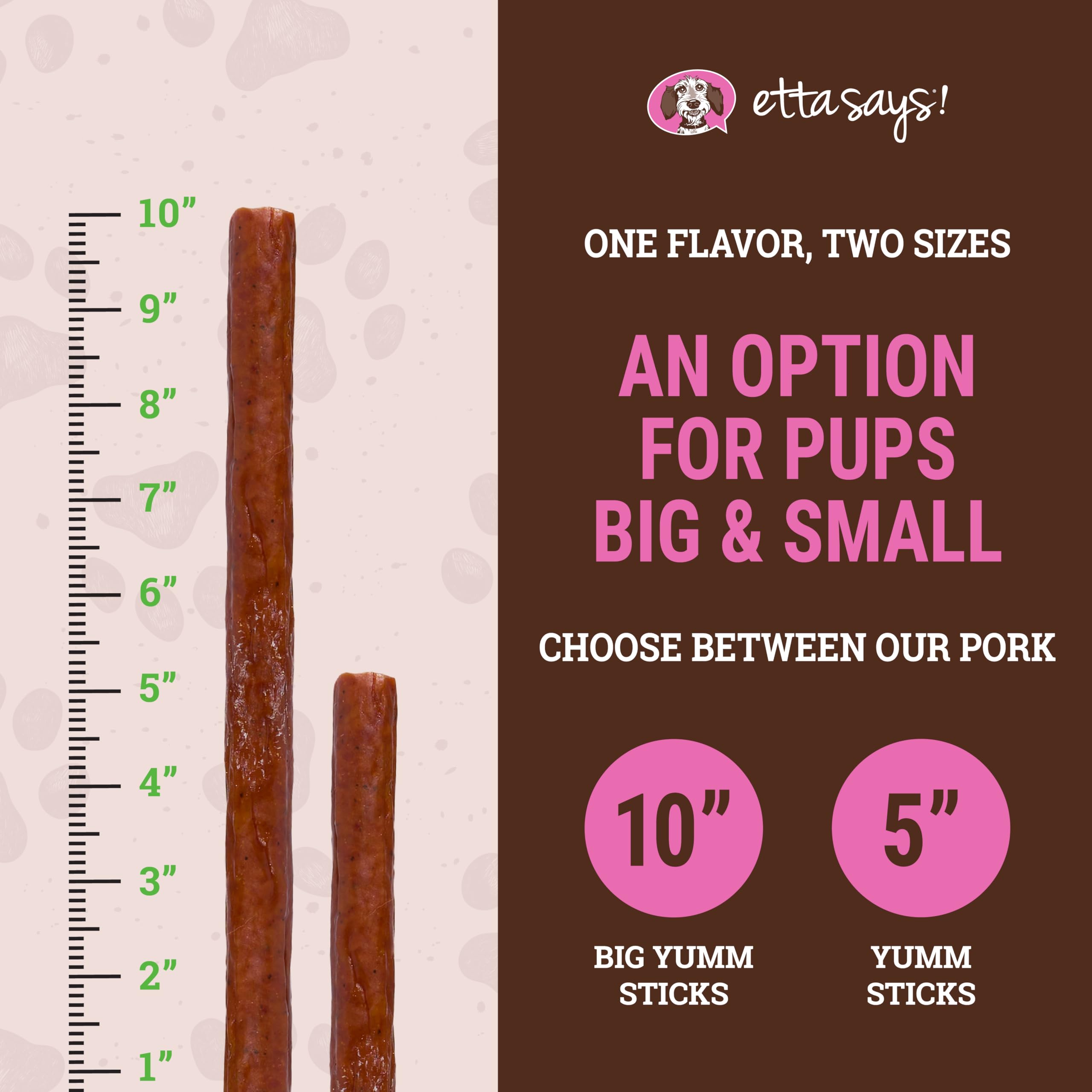 etta says! Yumm Sticks emballage individuel frais pratique lors des sorties.