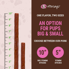 etta says! Yumm Sticks emballage individuel frais pratique lors des sorties.