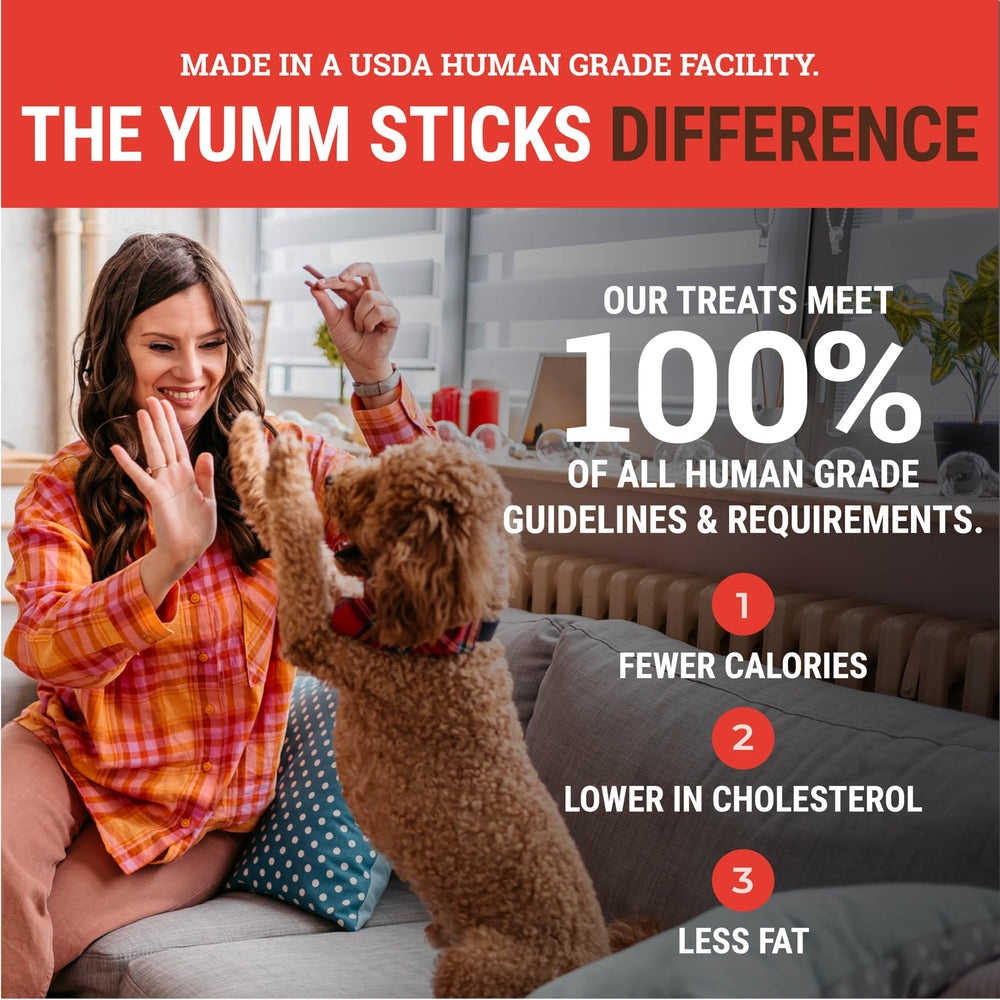 etta says Yumm Sticks emballés individuellement pour conserver la fraicheur