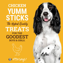Friandise naturelle au poulet etta says! Yumm Sticks pour chien