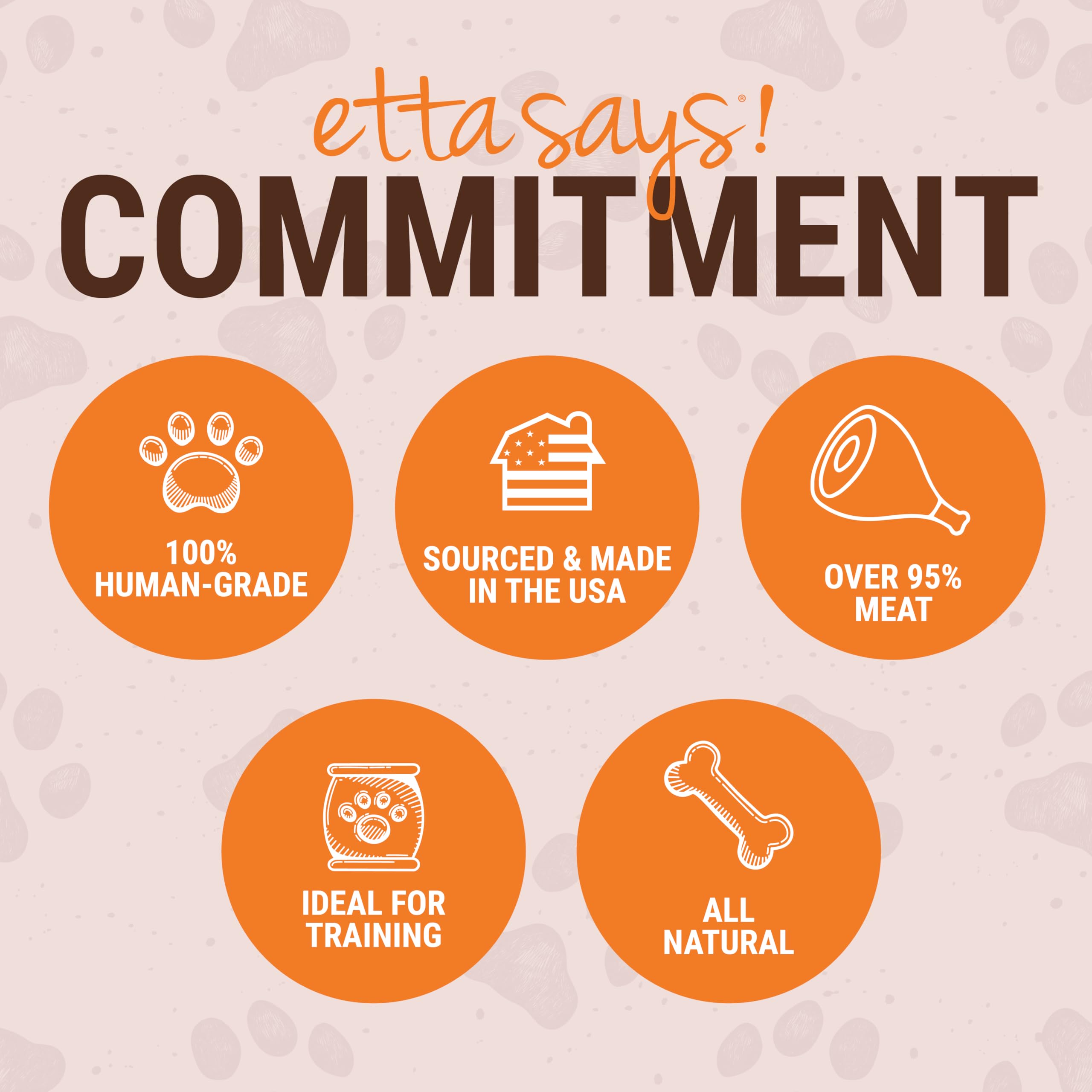 etta says Yumm Sticks porc, snack robuste pour chiens actifs