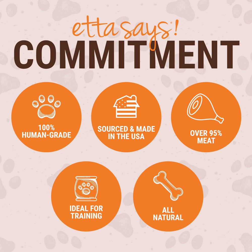 etta says Yumm Sticks porc, snack robuste pour chiens actifs