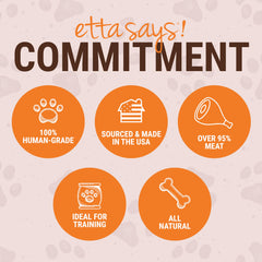 etta says Yumm Sticks porc, snack robuste pour chiens actifs
