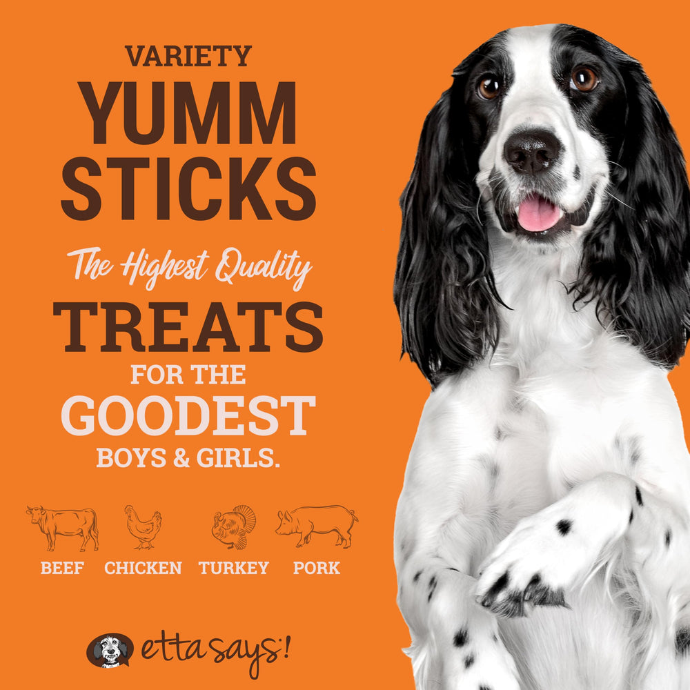 etta says Yumm Sticks poulet, récompense naturelle pour chien