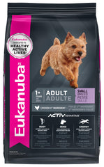 Eukanuba: croquettes pour petites races, sac pratique et énergie quotidienne.
