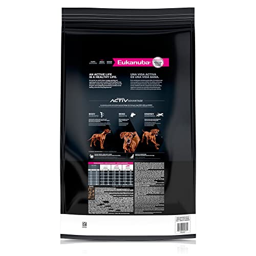 Les croquettes grandes races d'Eukanuba offrent une texture croquante