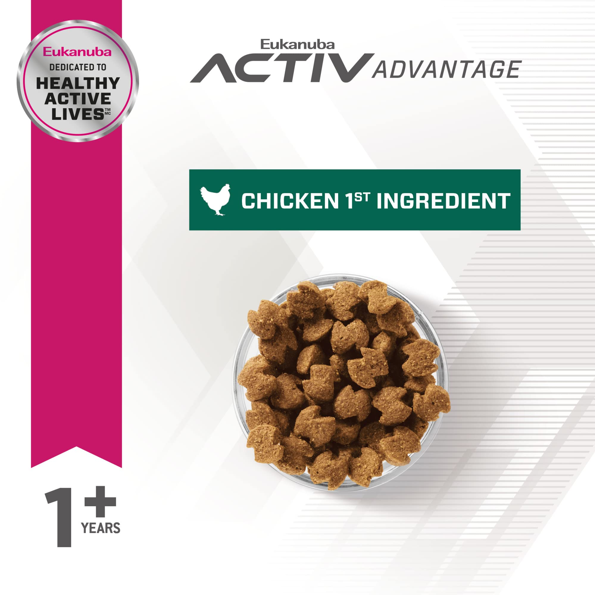Eukanuba croquettes – DHA et vitamine E pour soutenir la fonction cérébrale.
