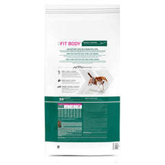 Eukanuba Fit Body Weight Control – premier ingrédient poulet, protéines de qualité pour l'énergie.
