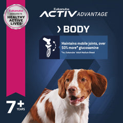 Soutien des articulations et des muscles avec glucosamine et chondroïtine.