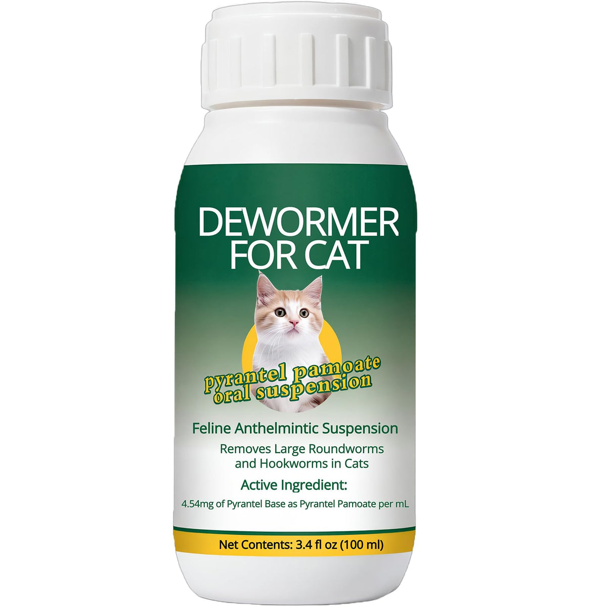 Bouteille Euphea vermifuge pyrantel pamoate 100 mL, pratique à administrer.