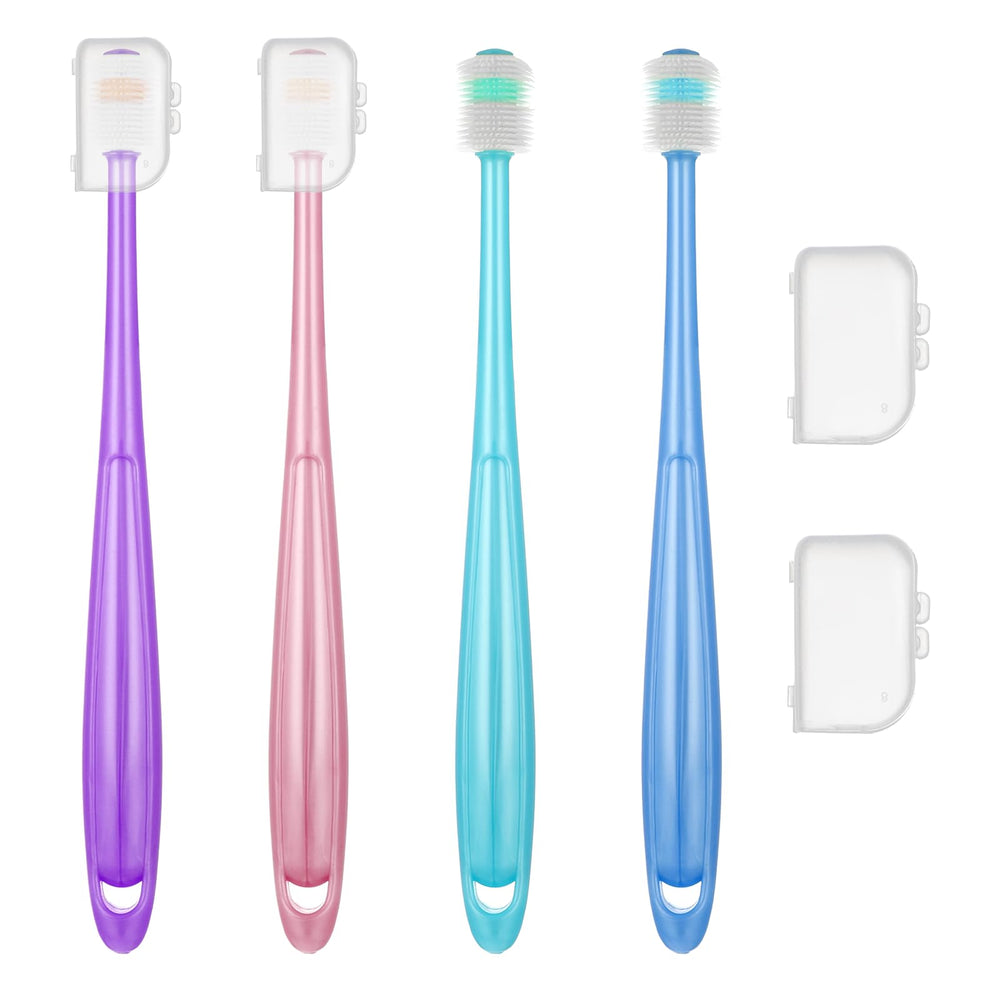 Brosse EupHHonycs 360 degrés pour petits chiens et chats, nettoyage efficace.