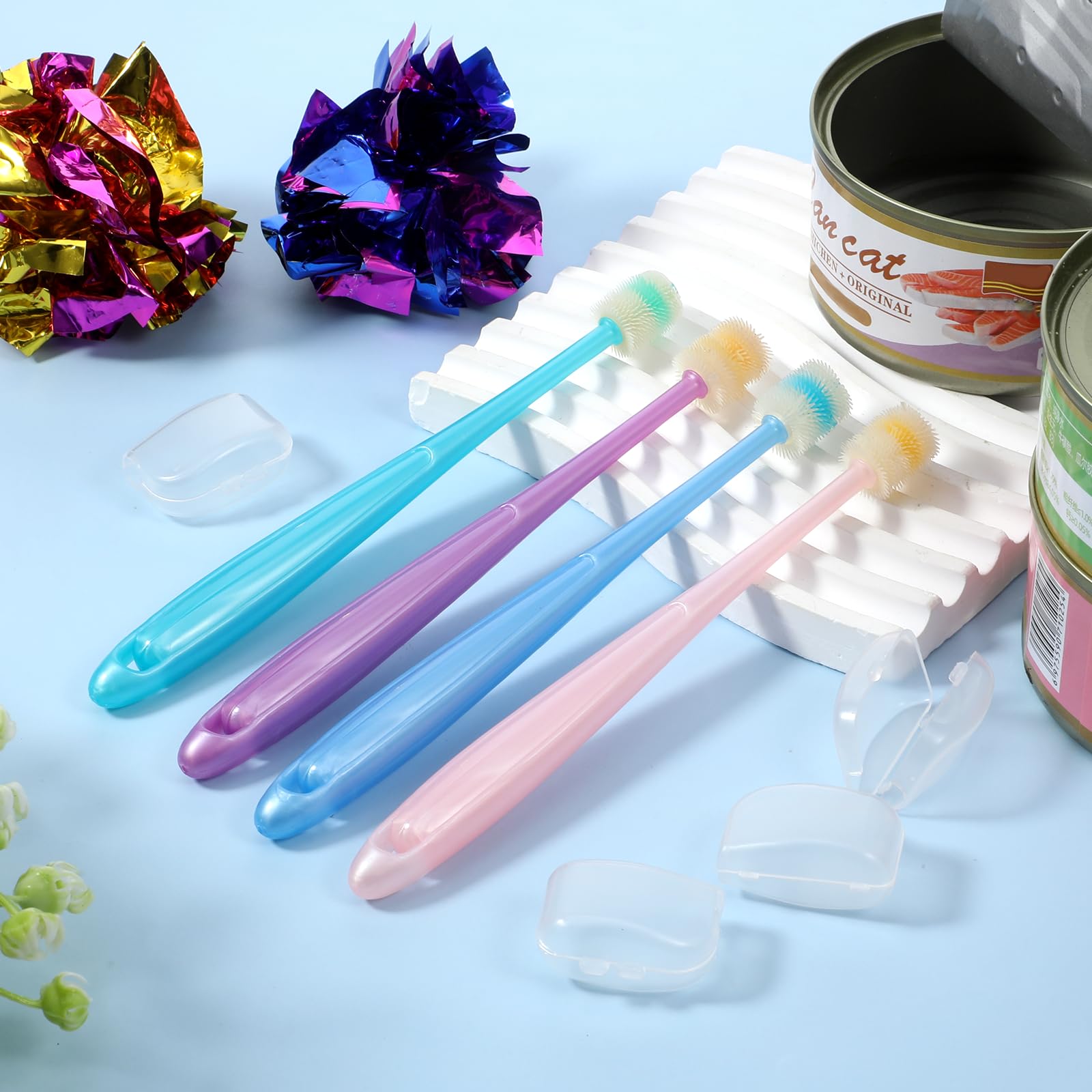 Kit EupHHonycs brossage 360 degrés pour chiens et chats de petite taille.