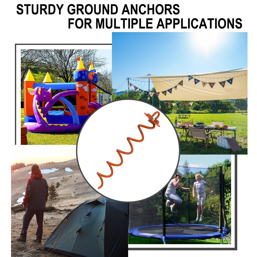Utilisation facile des piquets Eurmax en camping et plein air
