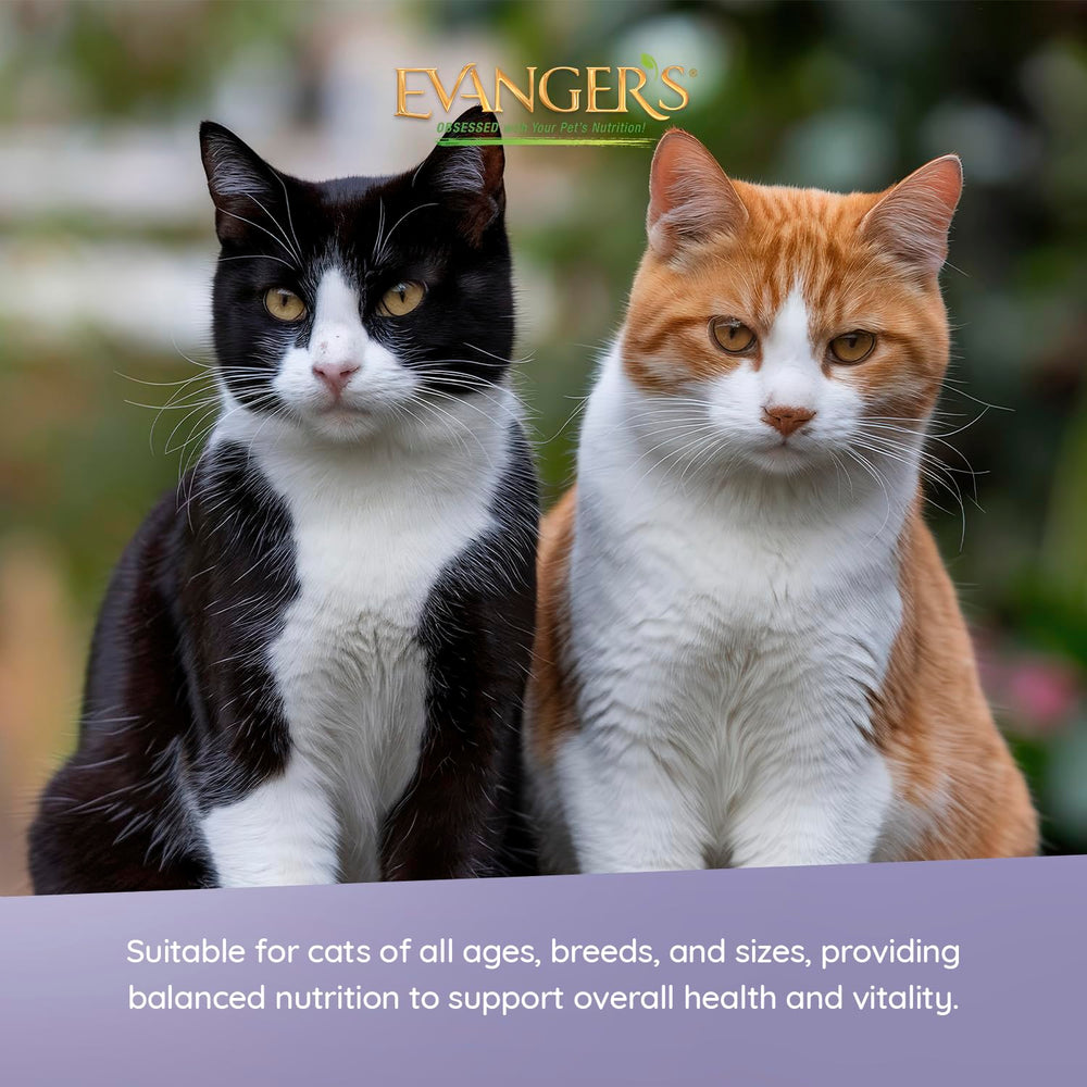 Repas Evanger's pour chat favorisant l'hydratation grâce à l'humidité élevée.