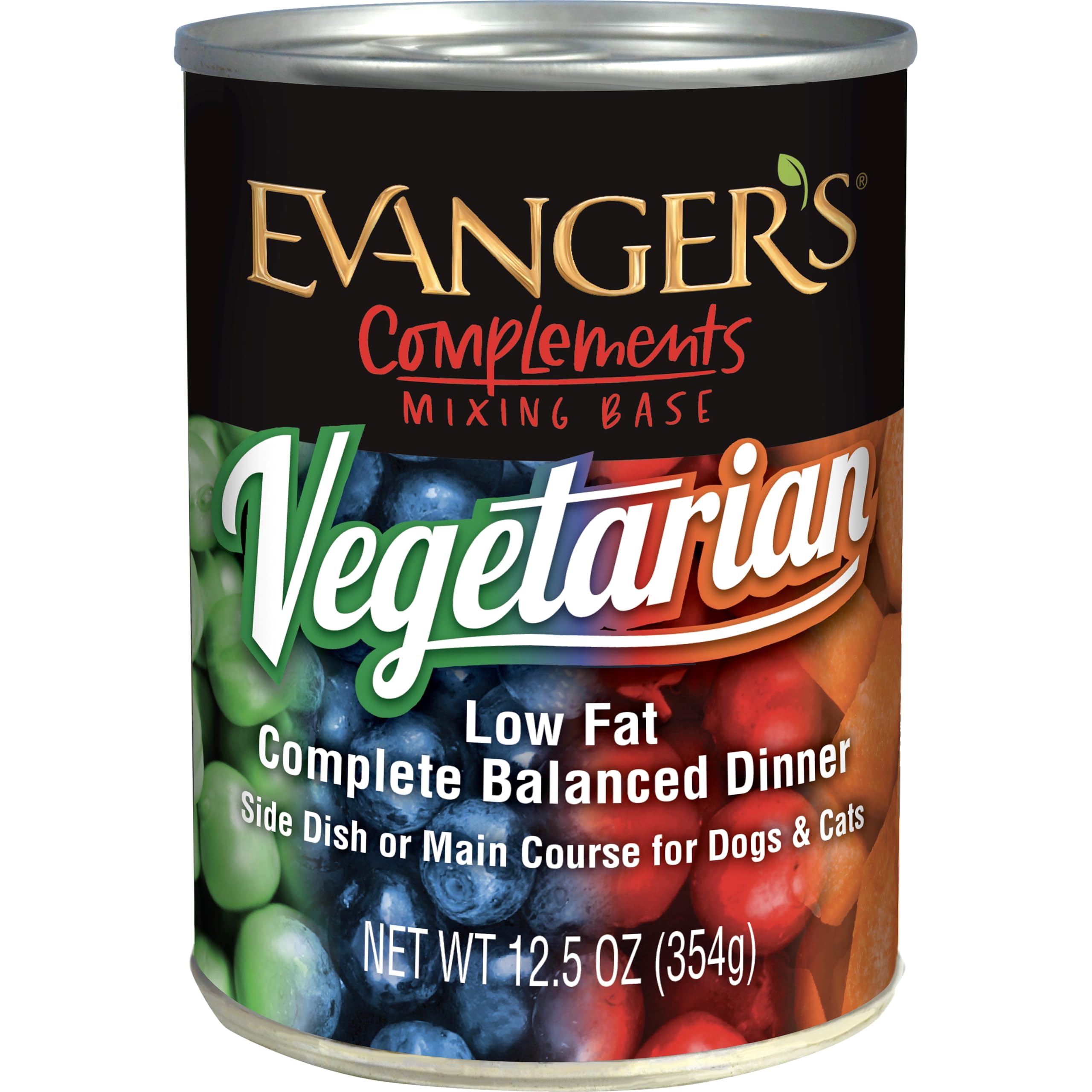 Evanger’s Dîner Végétarien emballage sous vide préservant fraîcheur et nutriments.