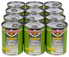 Evanger's Heritage Classic boeuf en conserve — texture pâté moelleuse idéale même pour chiens sensibles.