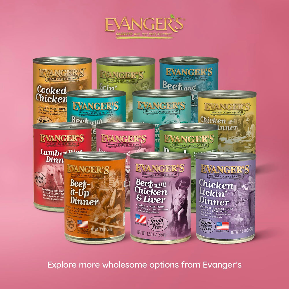 Rotation et alimentation polyvalente Evanger's Heritage Classic Puppy pour chiots.
