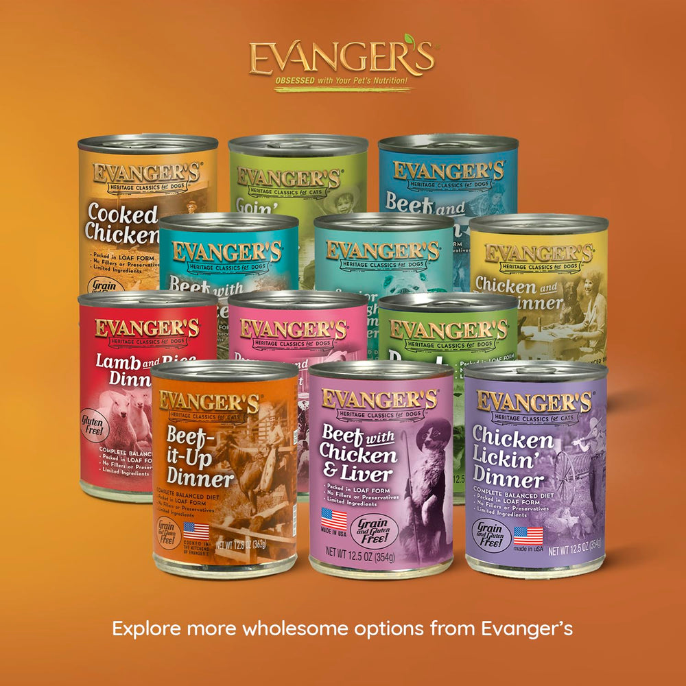 Evanger's Heritage Classics fabriqué aux États-Unis — boîte pratique pour les repas quotidiens.
